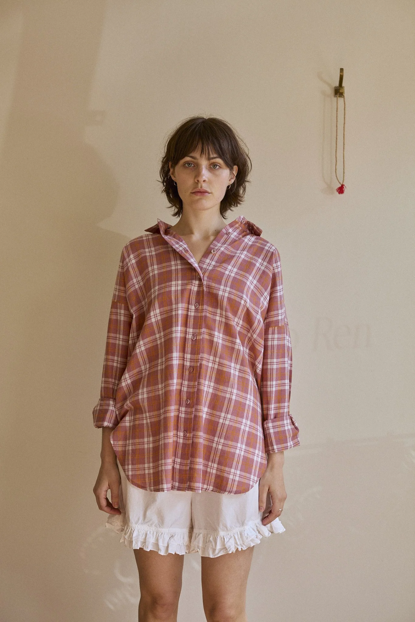Painter's Shirt | Blush Plaid