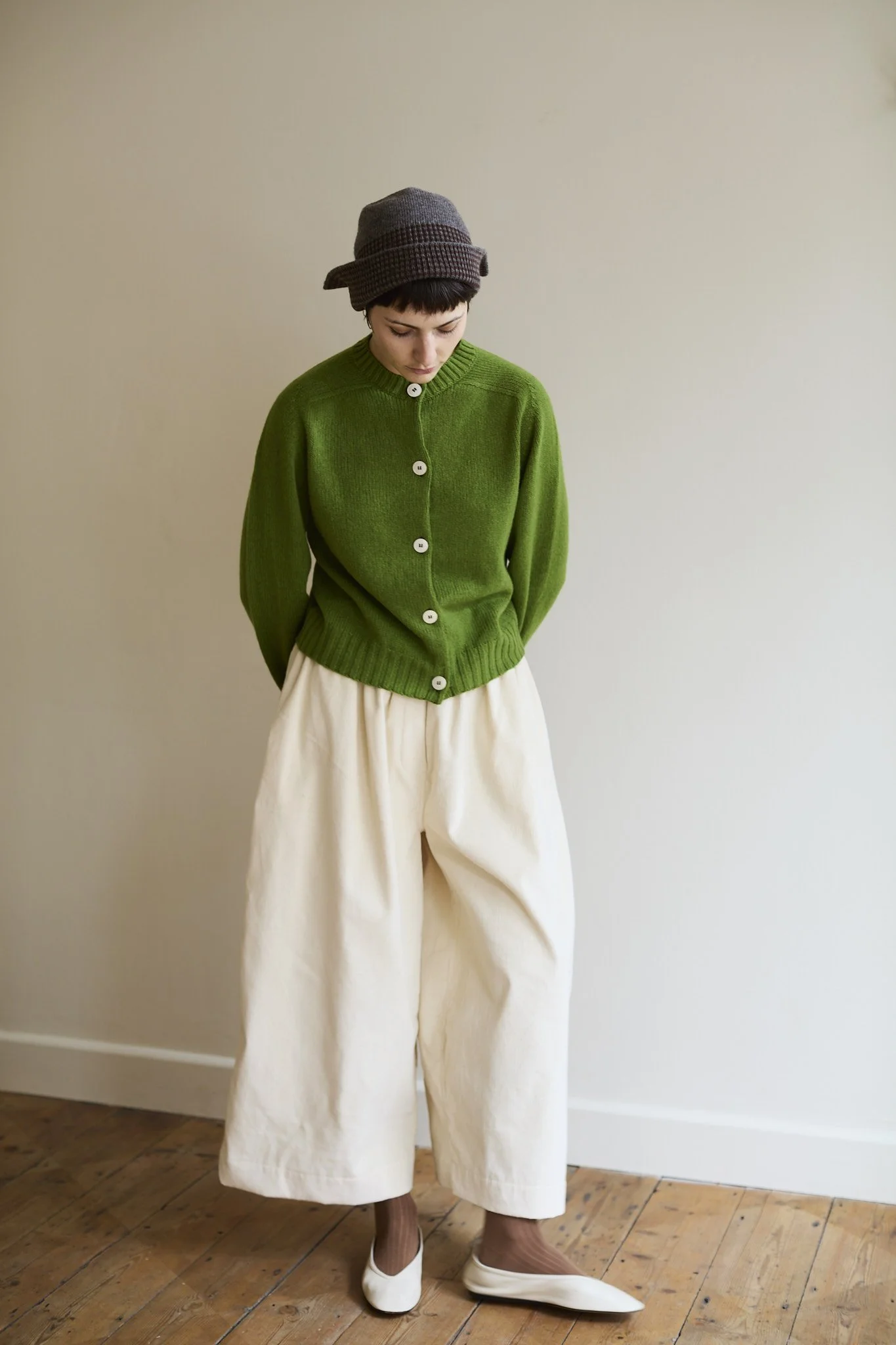 Nina Trousers | Ecru Corduroy