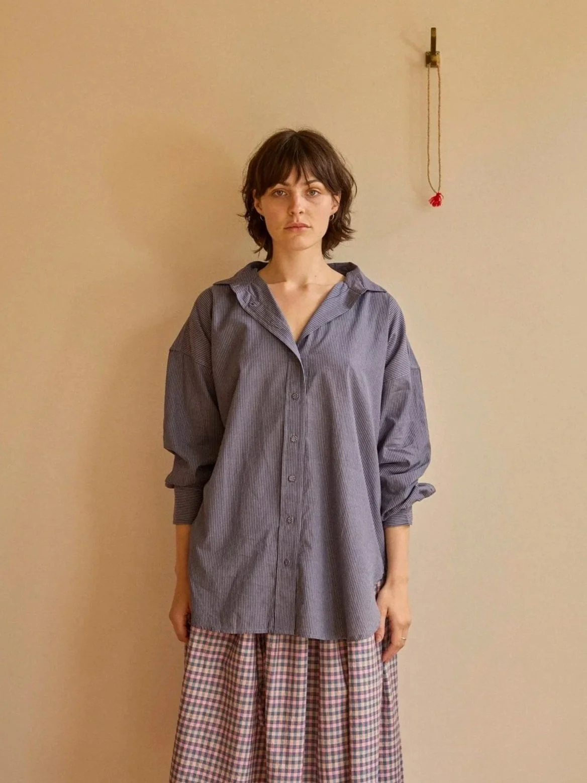 Painter's Shirt | Midnight Stripe