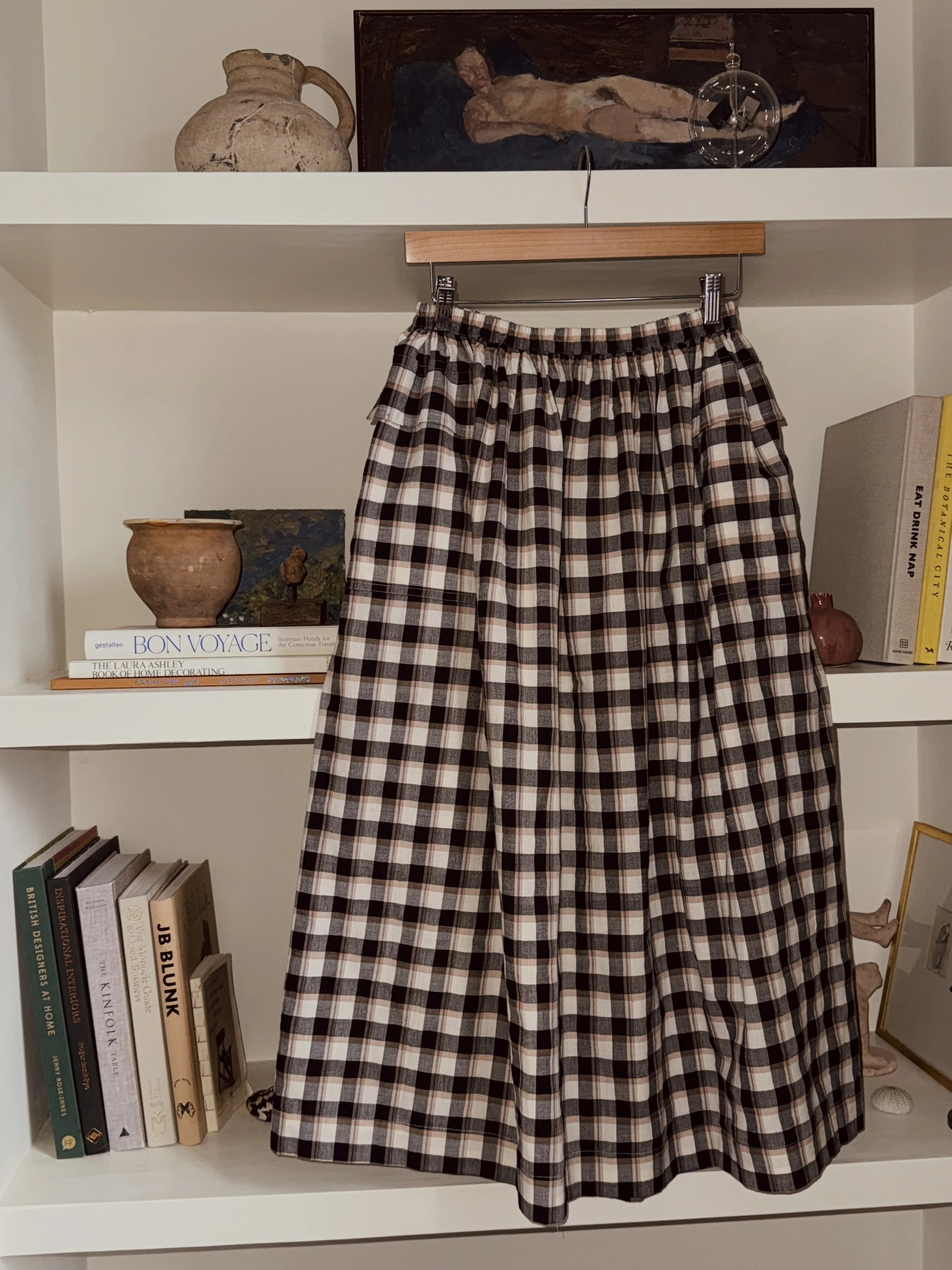 Lyle skirt | black gingham