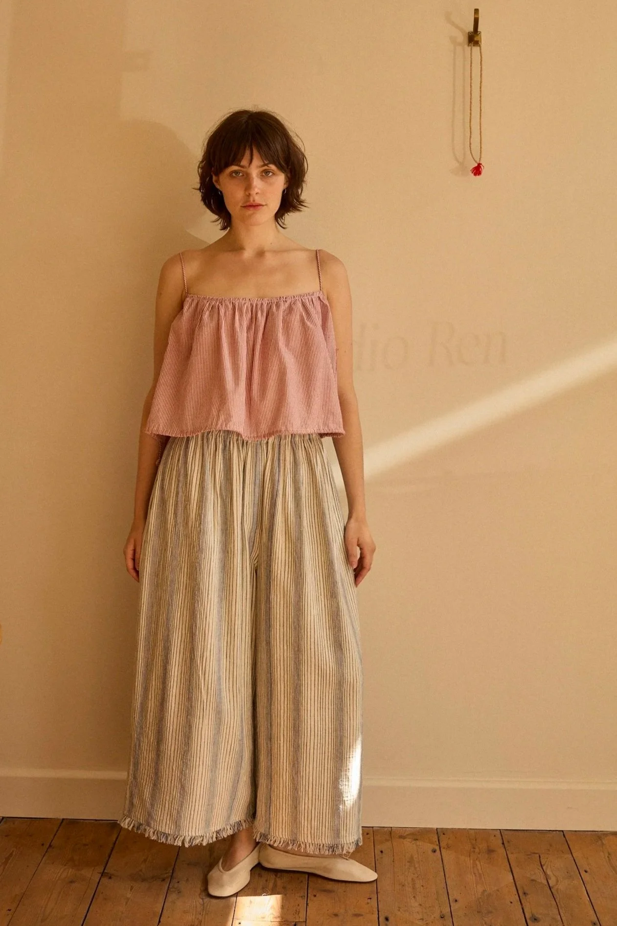 Nina Trousers | Indigo Stripes