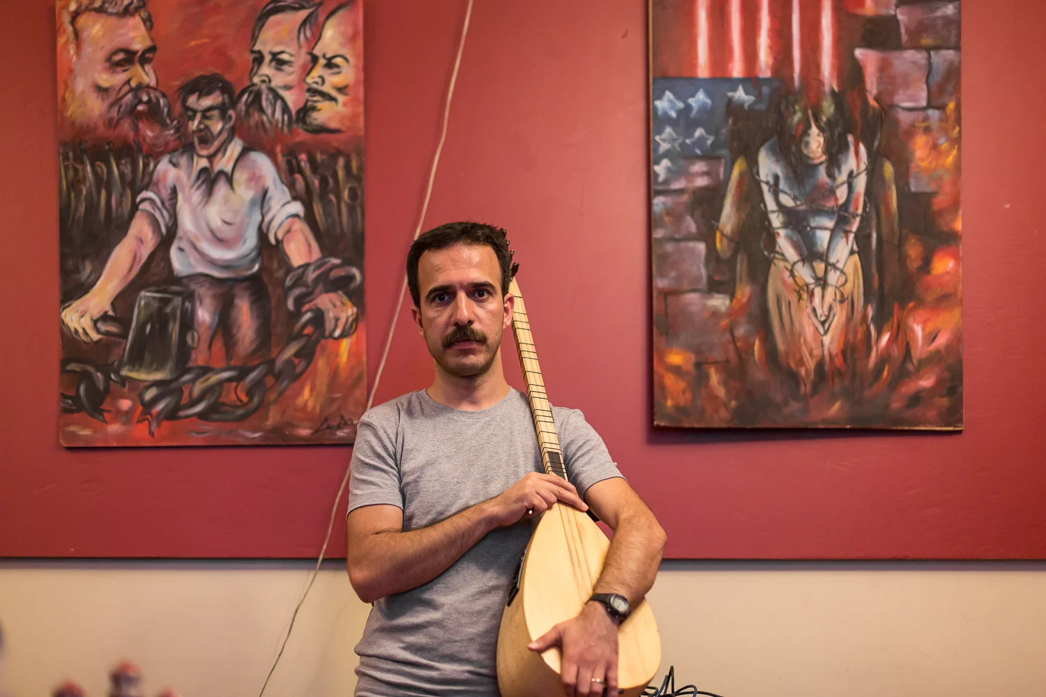 Cihan Keskek - Musicien du "Grup Yorum"