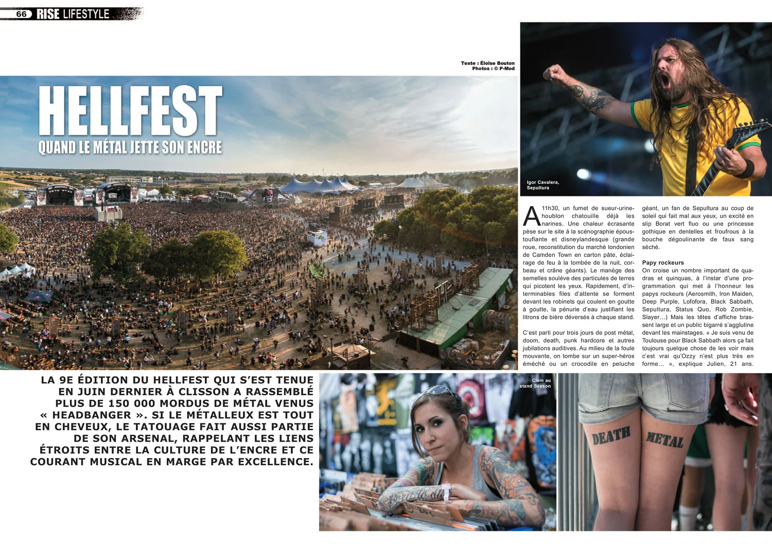 Rise tattoo Magazine #32 / Sample