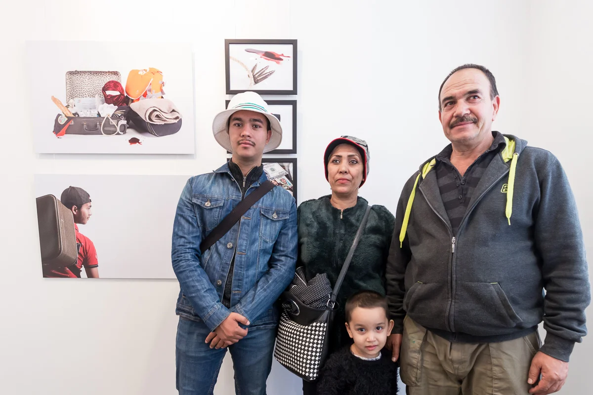 Décrochage Expo "Couleurs d'Immigration" - Médiathèque d'Hagu