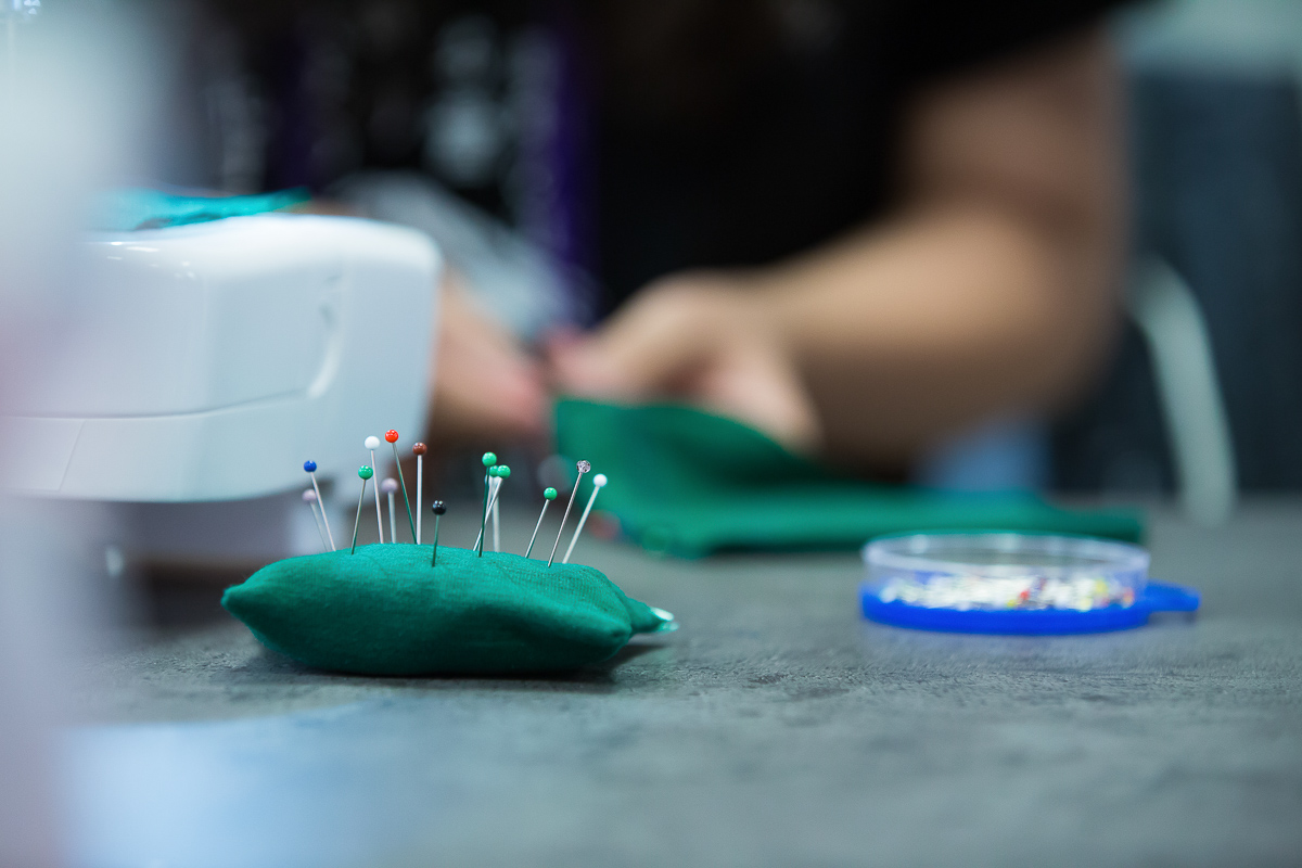 Maison des ados, Strasbourg Atelier couture - 10, 11 juillet 201
