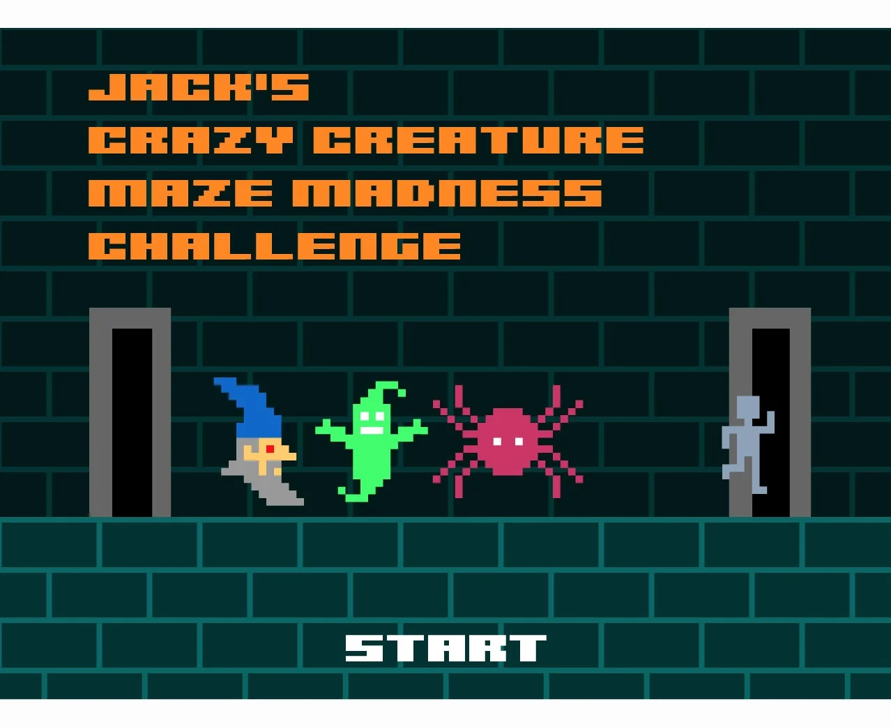 Jack's Crazy Creature Maze Madness Challenge