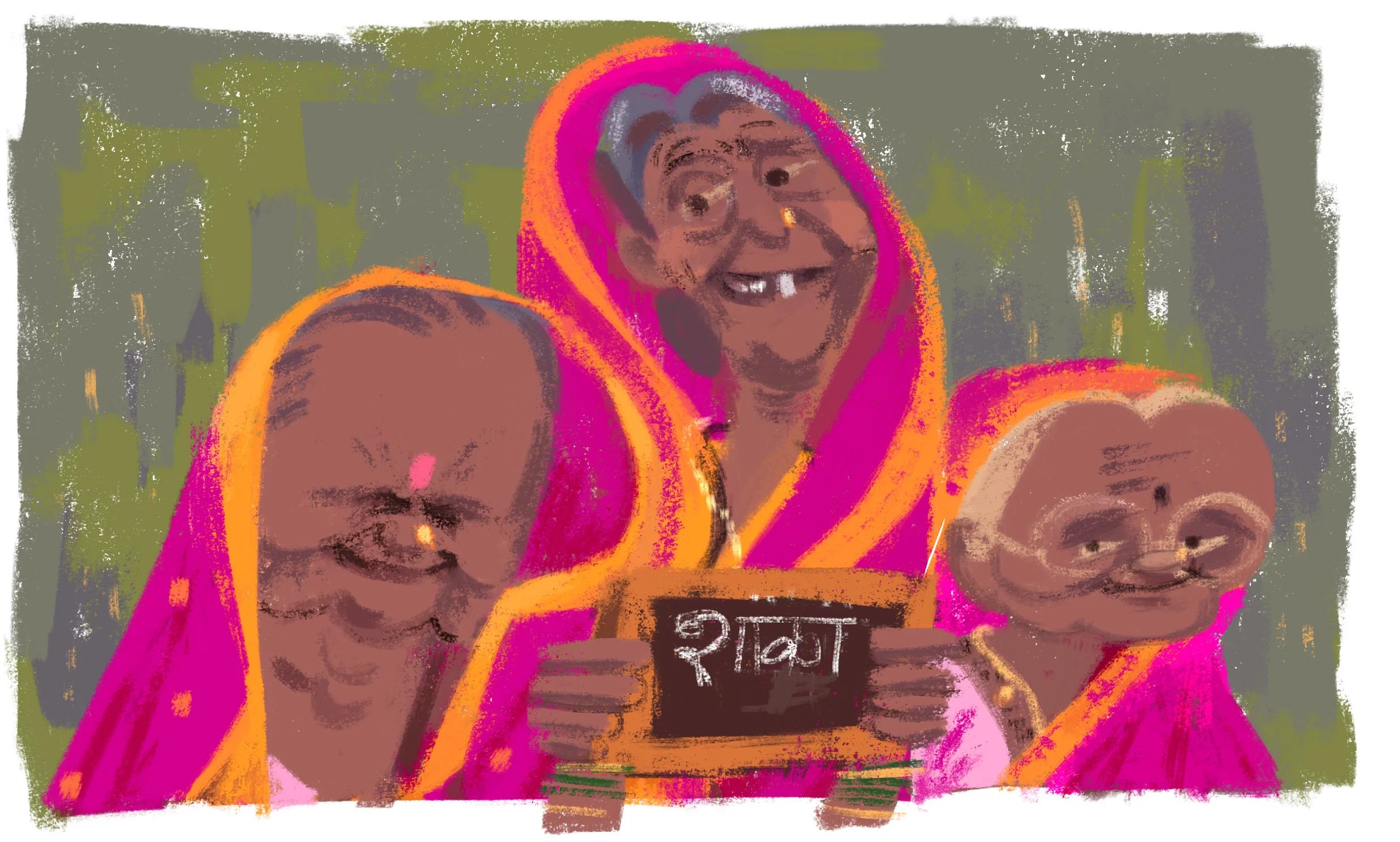 Insoired by Grandmothers in India who run their own school and study from ages 70 and up