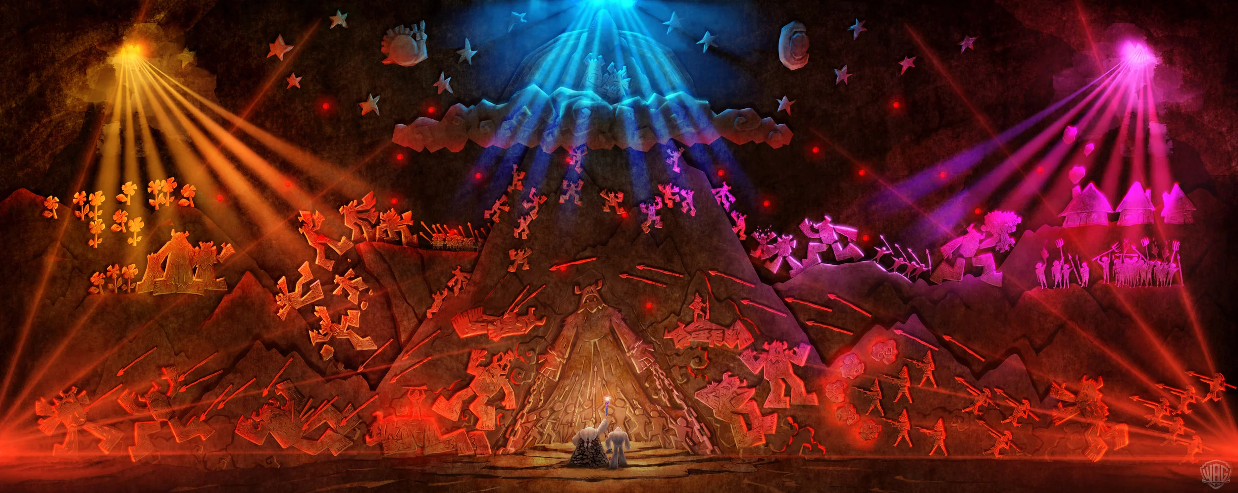 Cave of Secrets lighting design