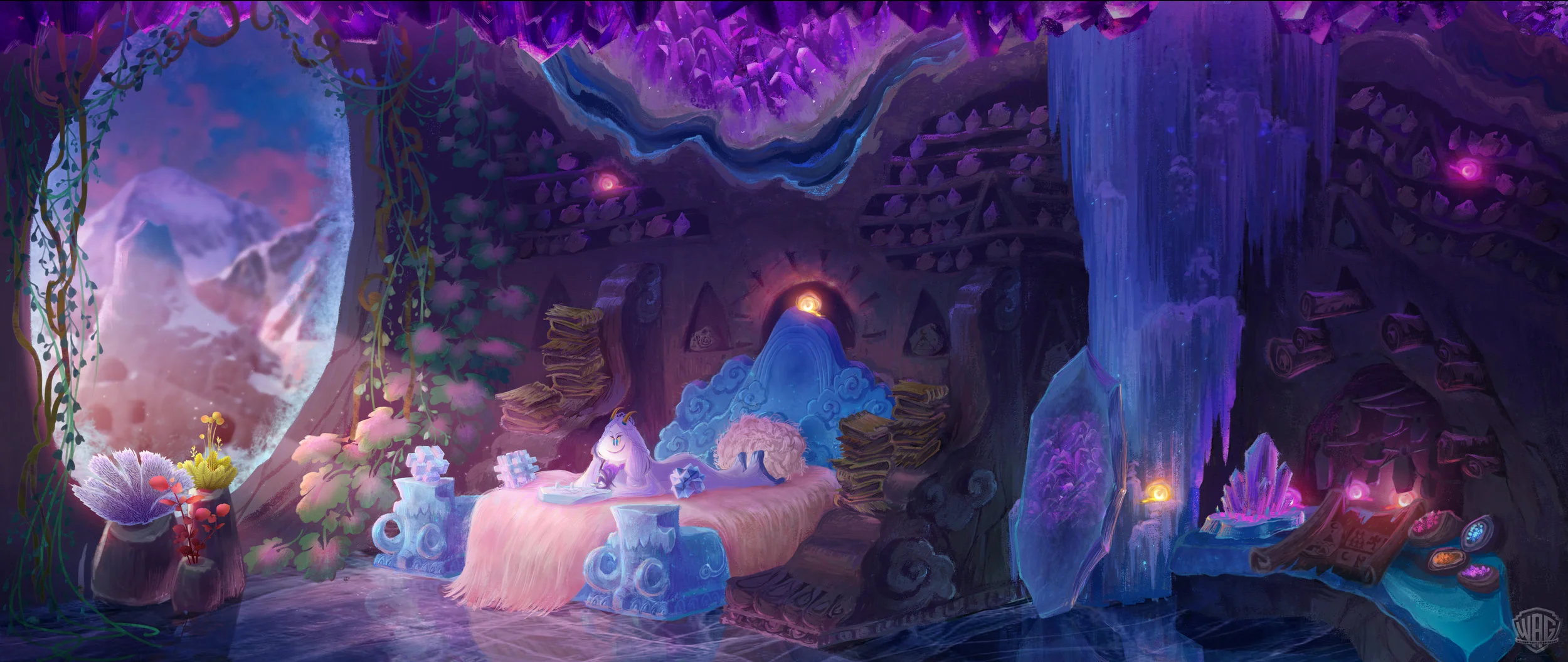 Meechee's bedroom early concept