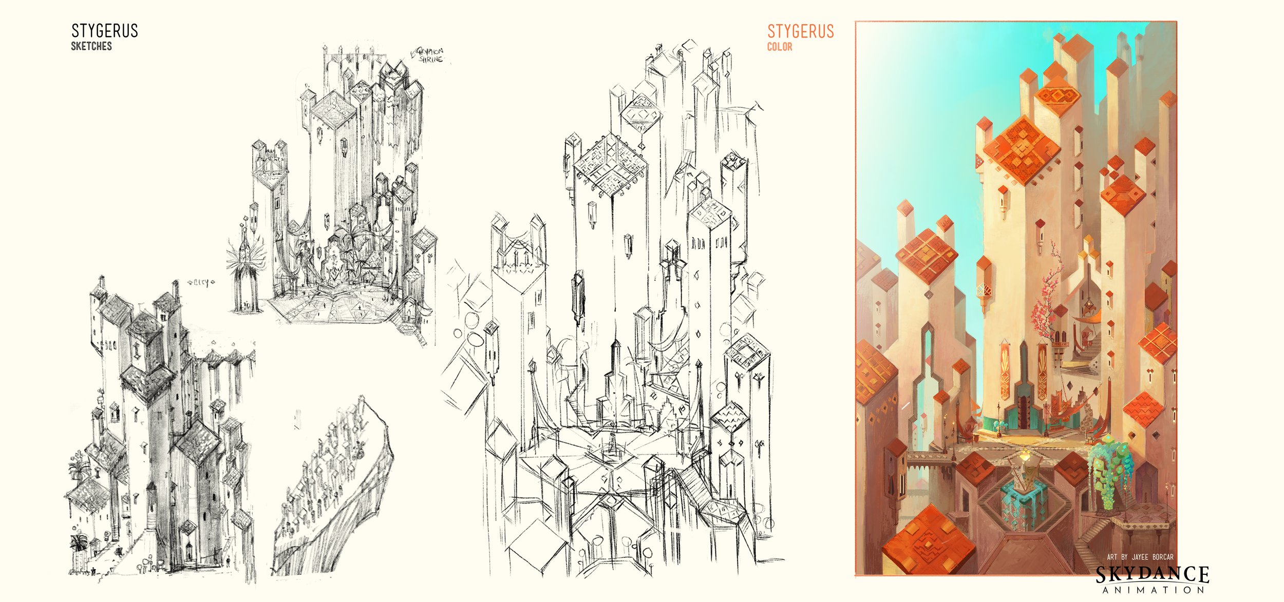 Stygerus town square exploration