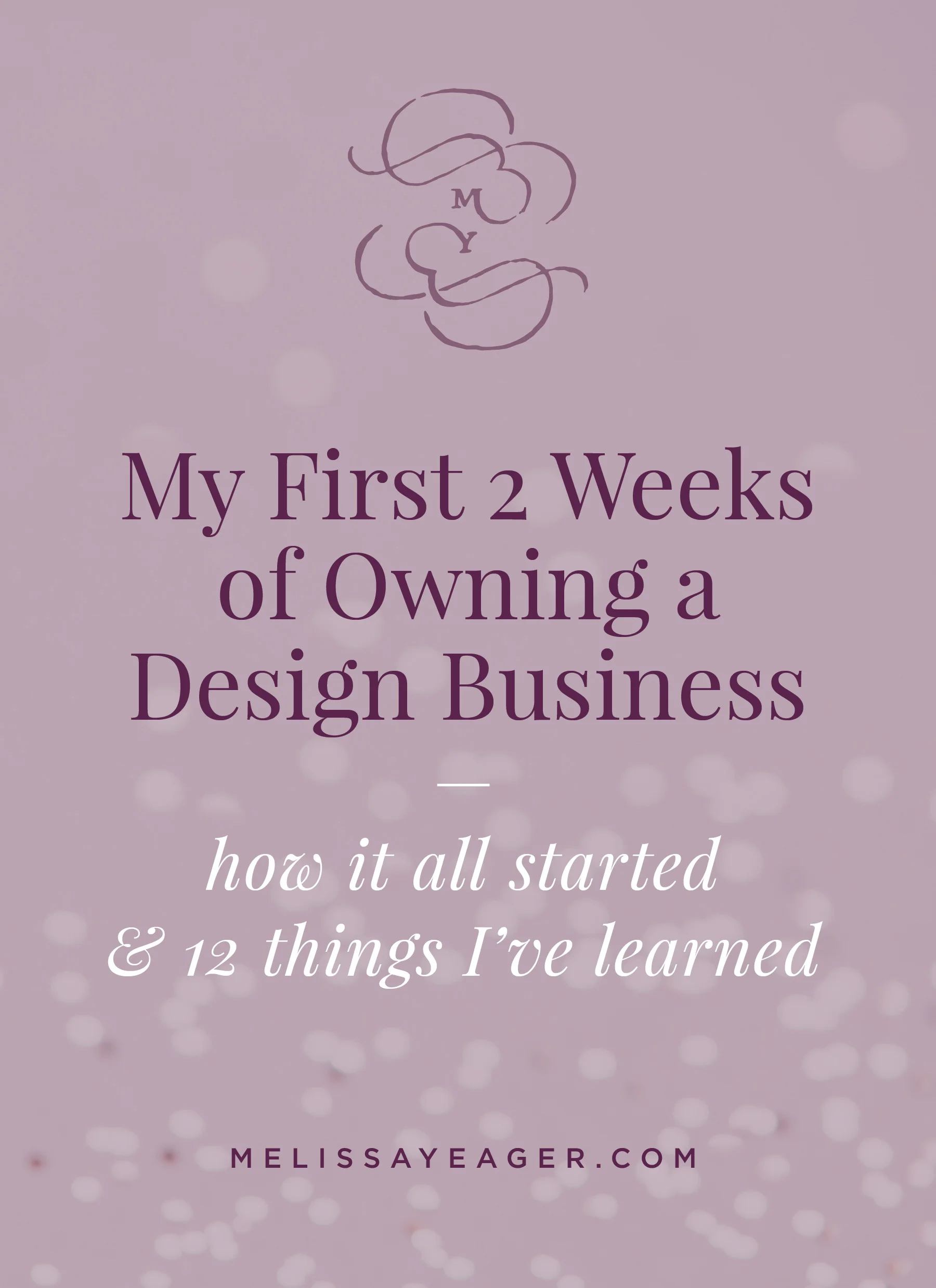 My First 2 Weeks of Owning a Design Business - how it all started & 12 things I've learned