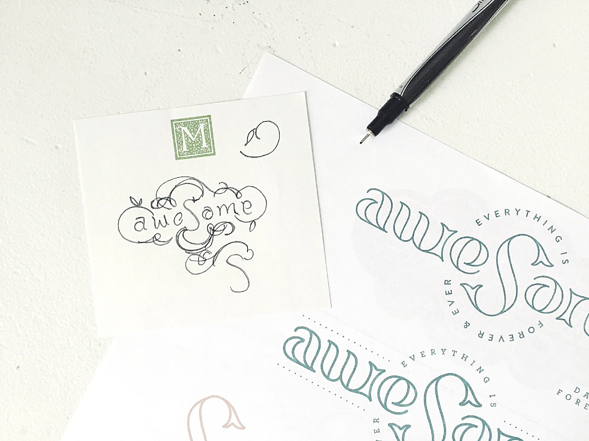 Early sketches & proofs