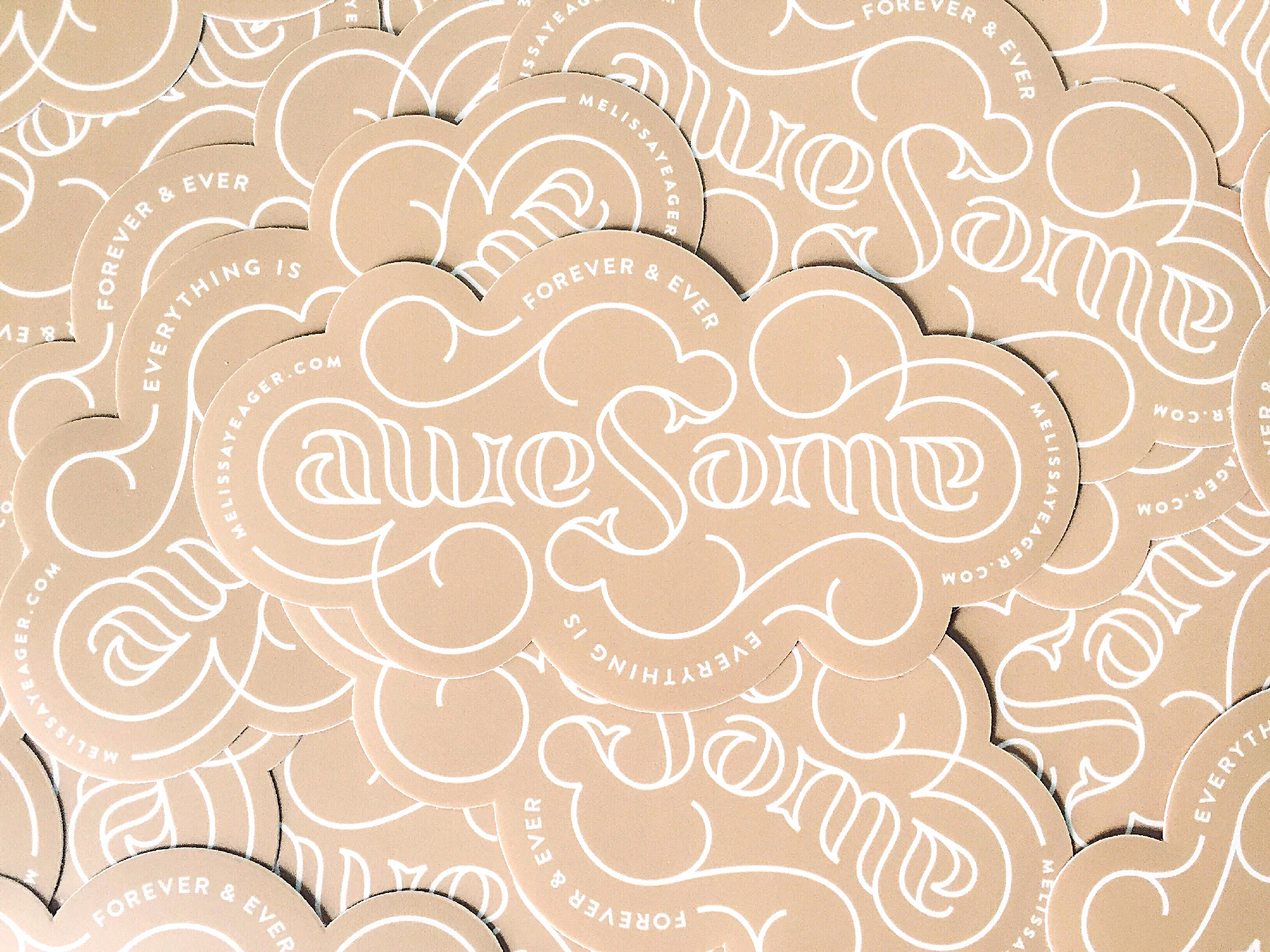 Awesome ambigram - Melissa Yeager