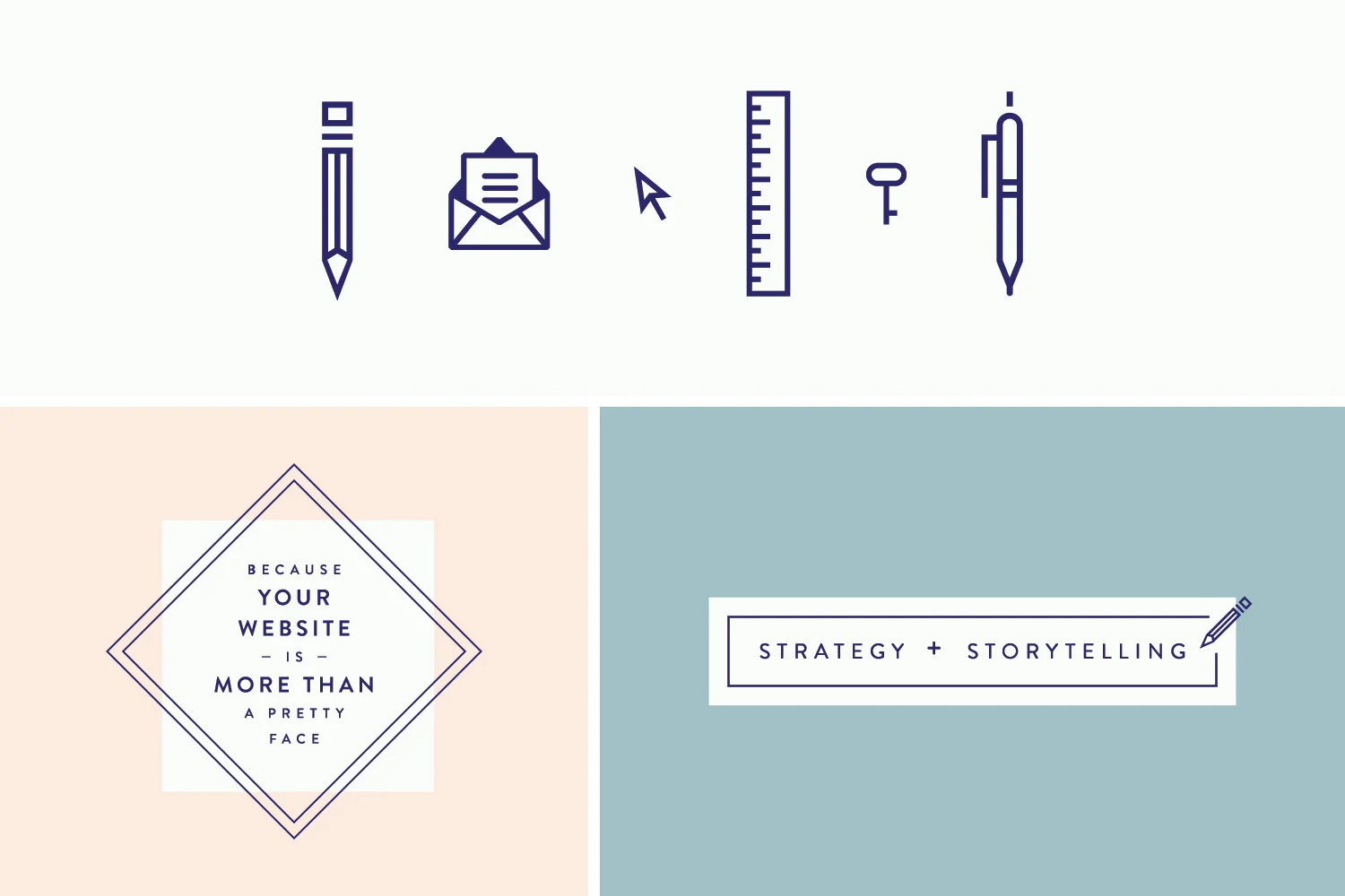 Creative, She Wrote - Custom Icons & Graphic Elements