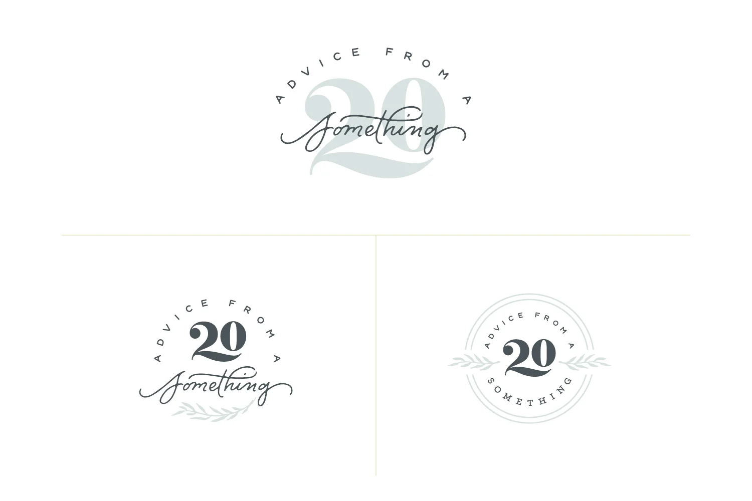 Advice from a 20 Something - Logo Design