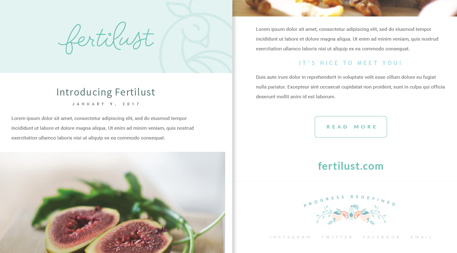 Fertilust - Newsletter Template