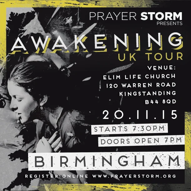 Prayer Storm - Awakening Tour Birmingham