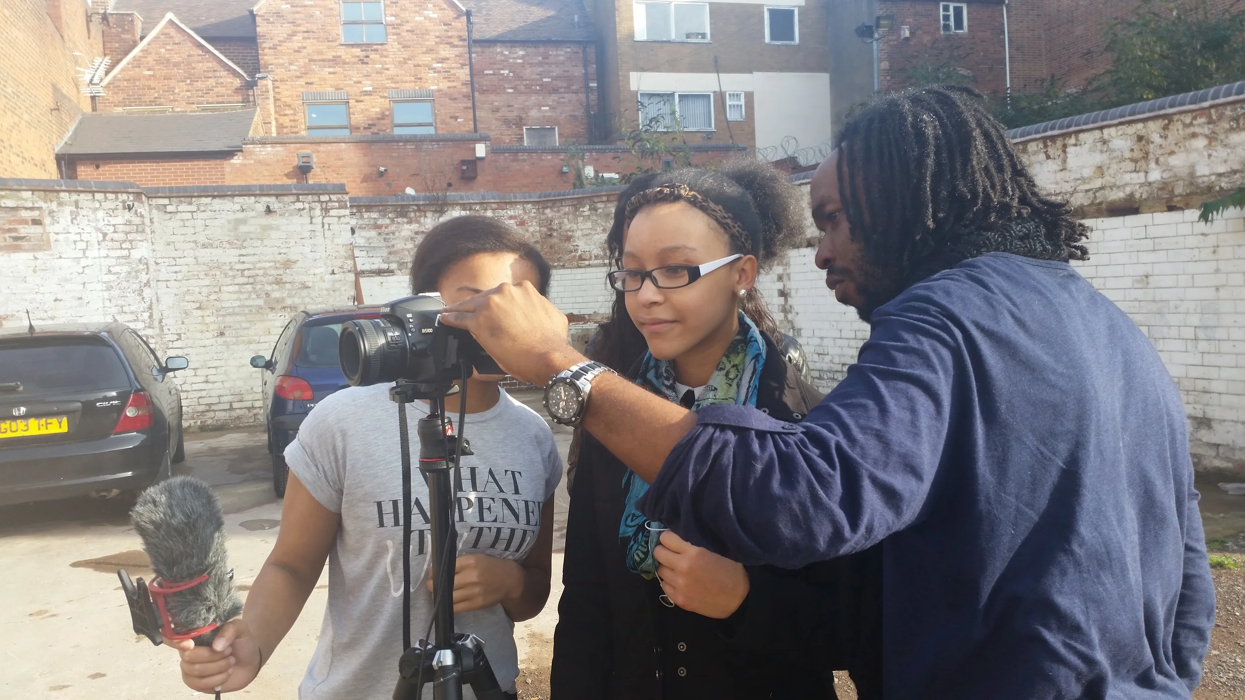 Play rehearsals and filming