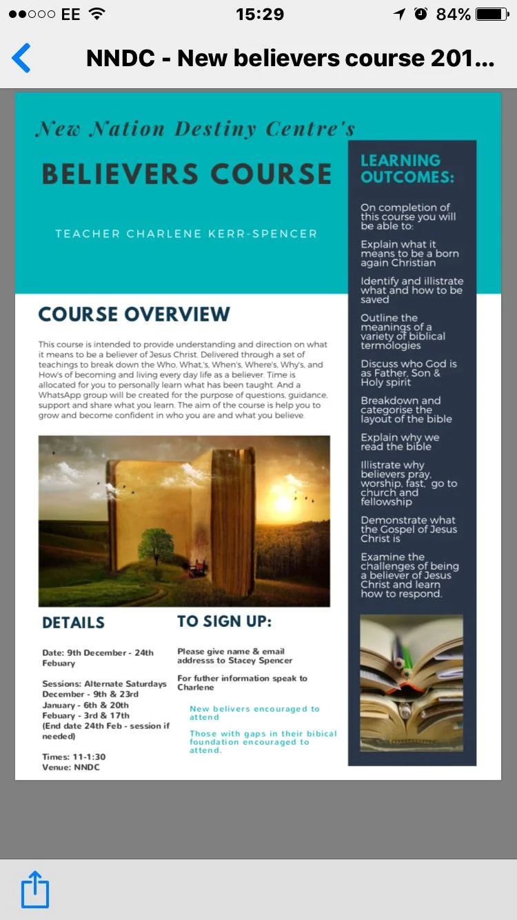 Believers Course