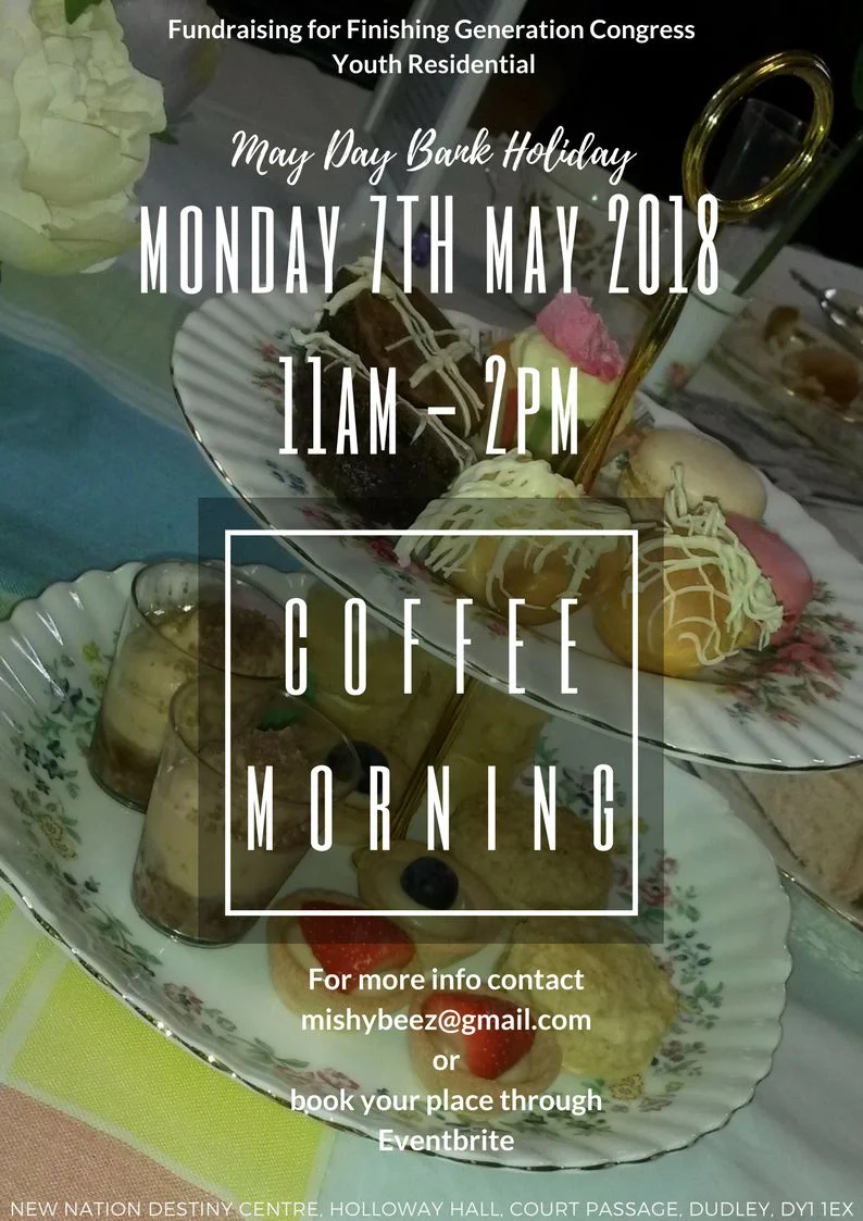 May Day Bank Holiday Coffee Morning 