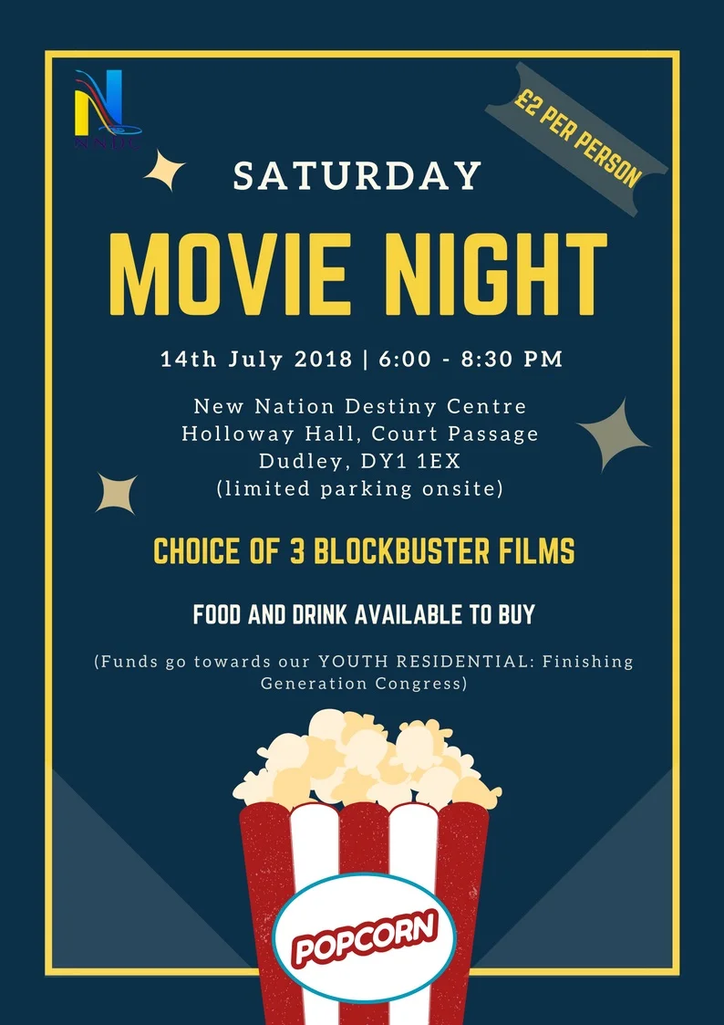 Saturday Movie Night!!! £2