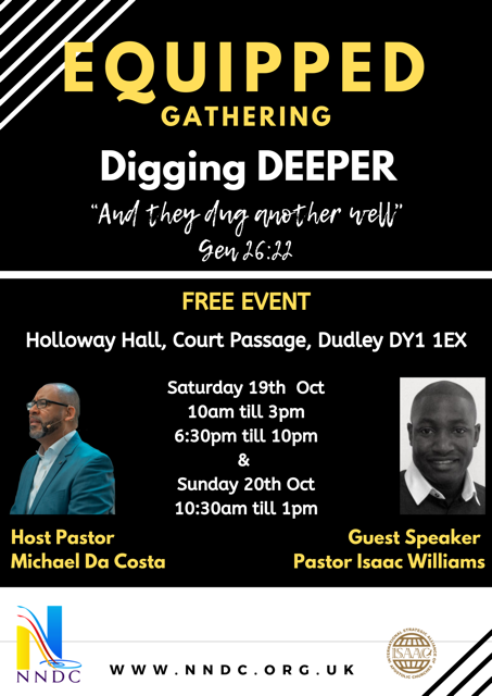 EQUIPPED Training - Guest Speaker Ps Isaac