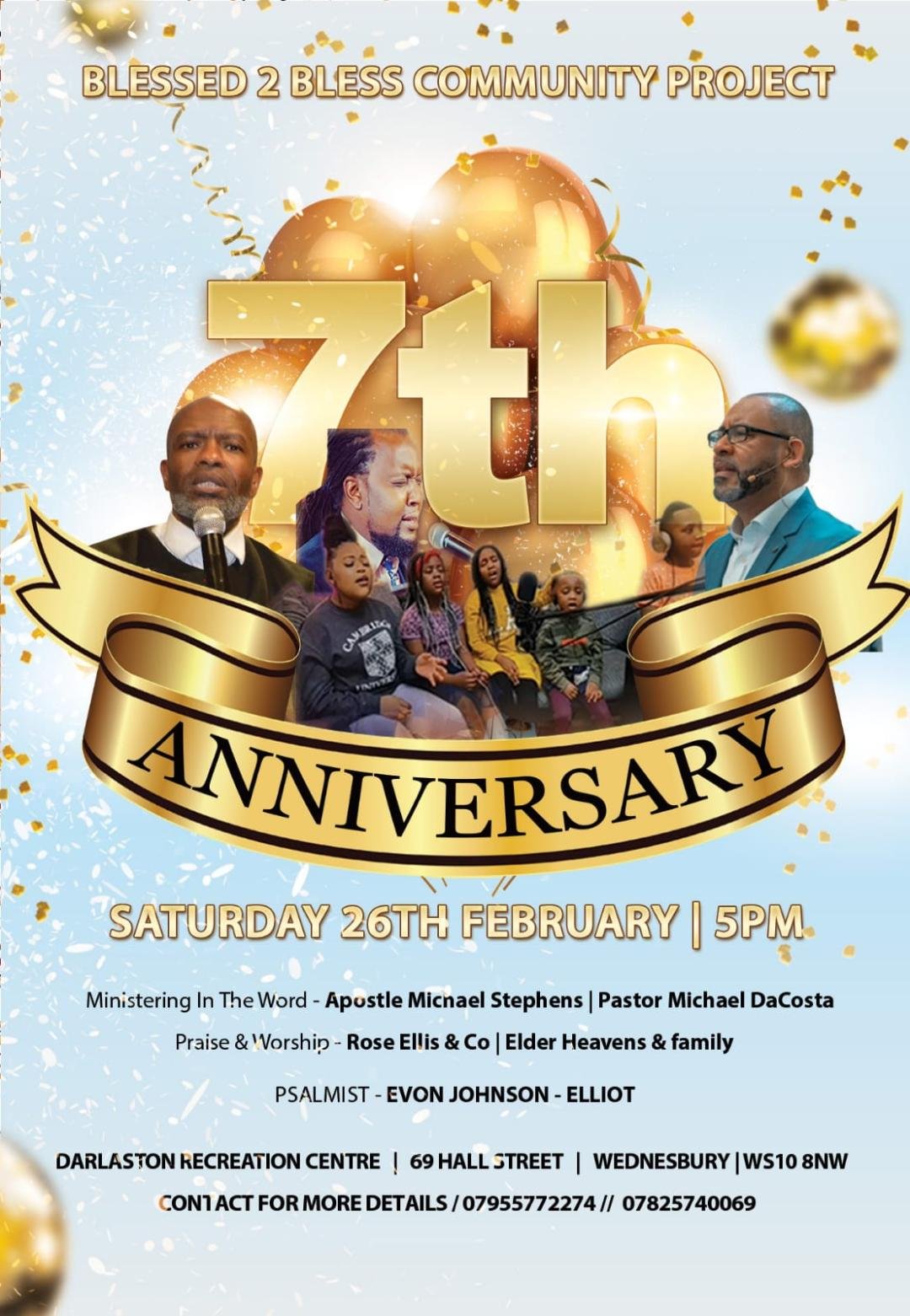 Blessed2Bless 7th Anniversary Worship Evening 
