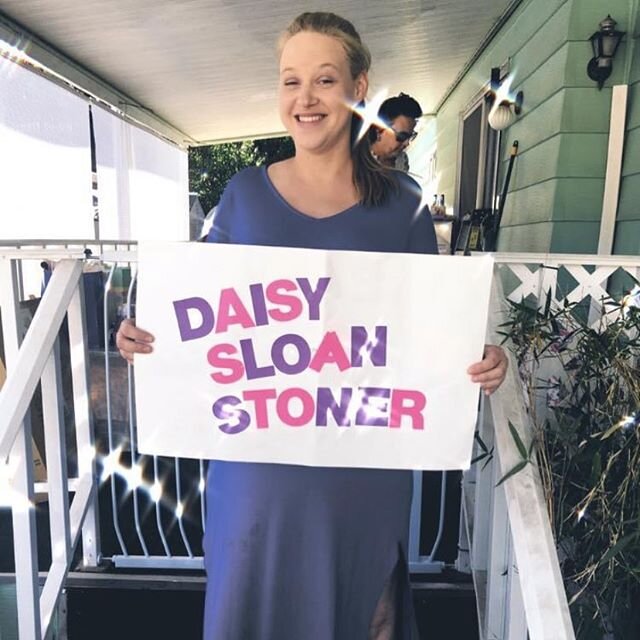The name is out and everyone knows! My daughter Daisy will be here soon! Can&rsquo;t wait for our daughter Camille! @blondemamas