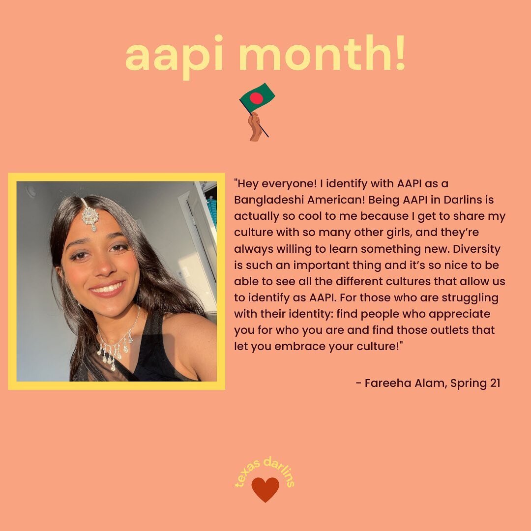 a few words from our AAPI darlins! we hope you join us in celebrating these girls and their culture throughout this month and beyond ✨ #aapiheritagemonth