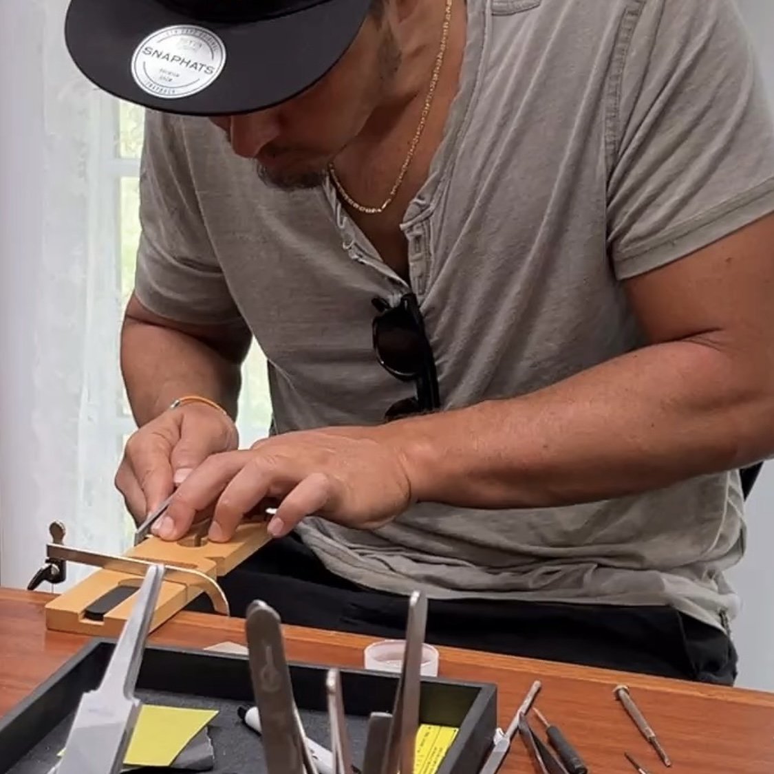 Ring making class near Hilo on the Big Island of Hawaii