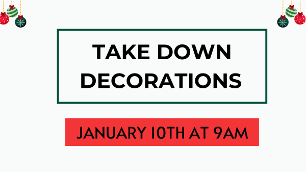 Church Workday - January 4th @ 9 am