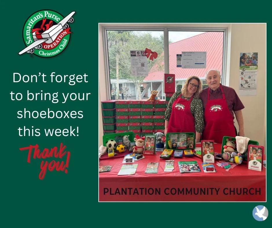 A week of grace - So you still have time to drop off your shoeboxes to the church this week.

#operationchristmaschild2025 #samaritanspurse #Christmasshoeboxes2025