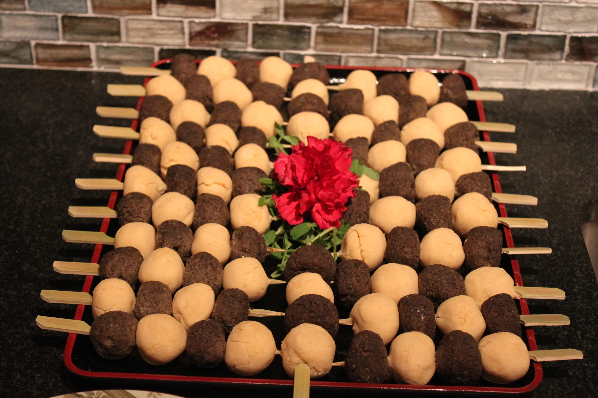  White and Black Bean Balls 