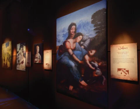 The Mona Lisa at The DaVinci The Exhibition via the website