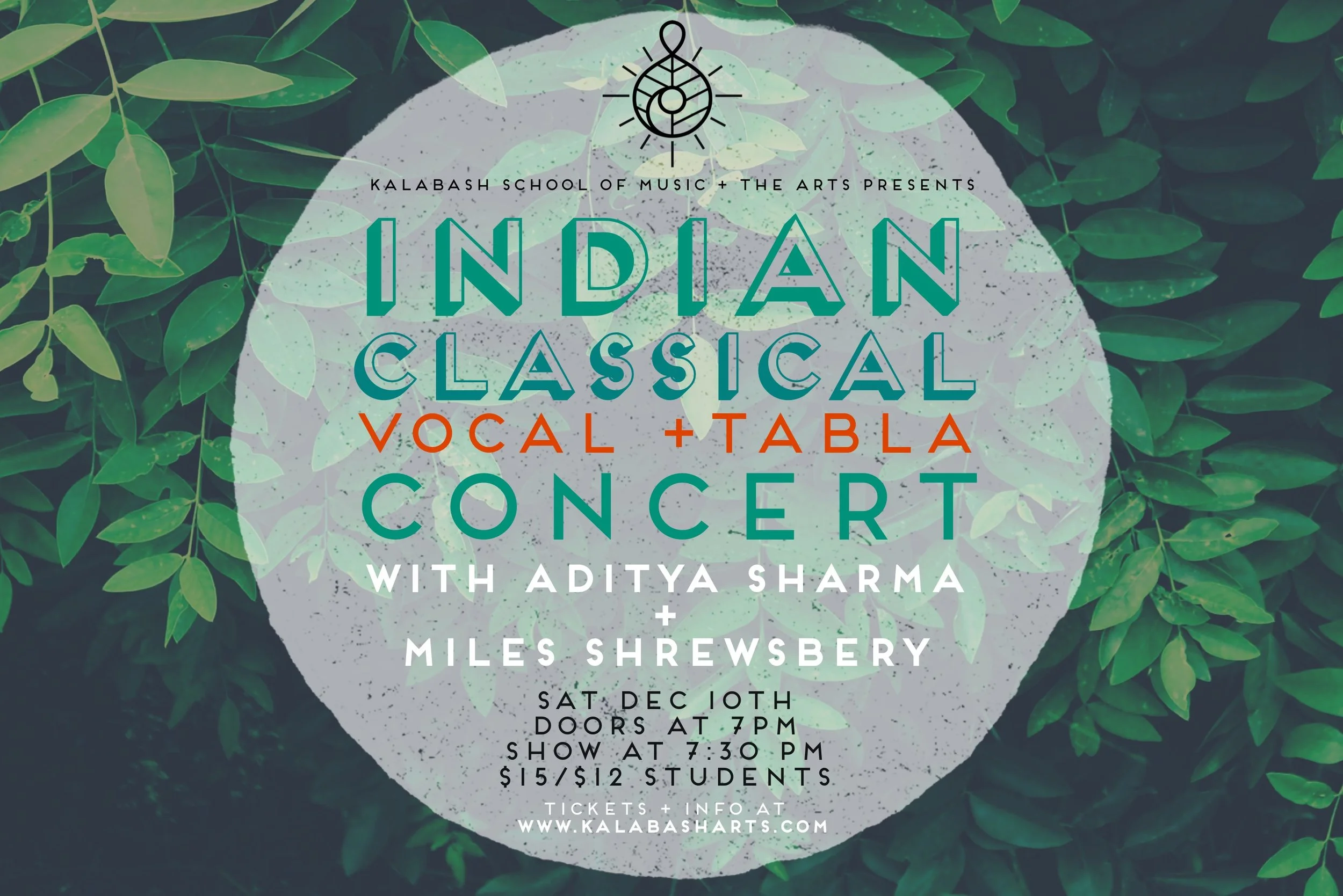 INDIAN CLASSICAL VOCAL + TABLA CONCERT