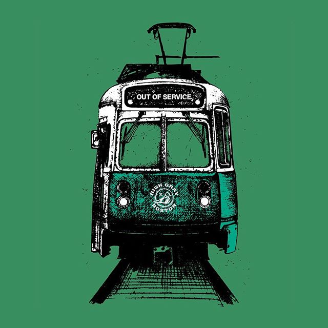 DROPPING SOON: The Out of Service T will be available in Green and Red Line editions for all of you #Boston commuters. The Orange Line edition will also be back in stock 👌🏻. Get first dibs on limited quantities @gansettbeer #MOHMarket!