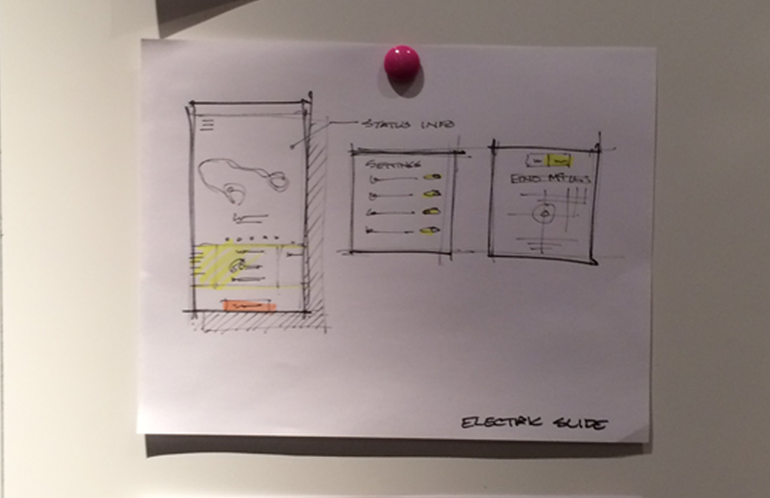 Home screen/theme sketch - John Ledingham