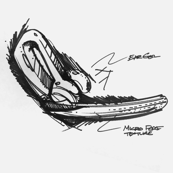 Early sketch - John Ledingham, Plantronics Design