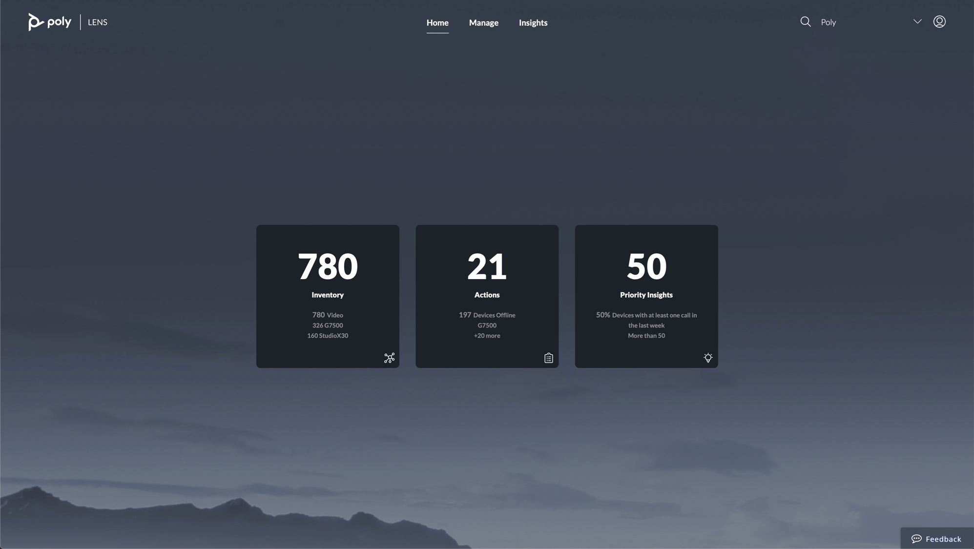 High-level insights at-a-glance