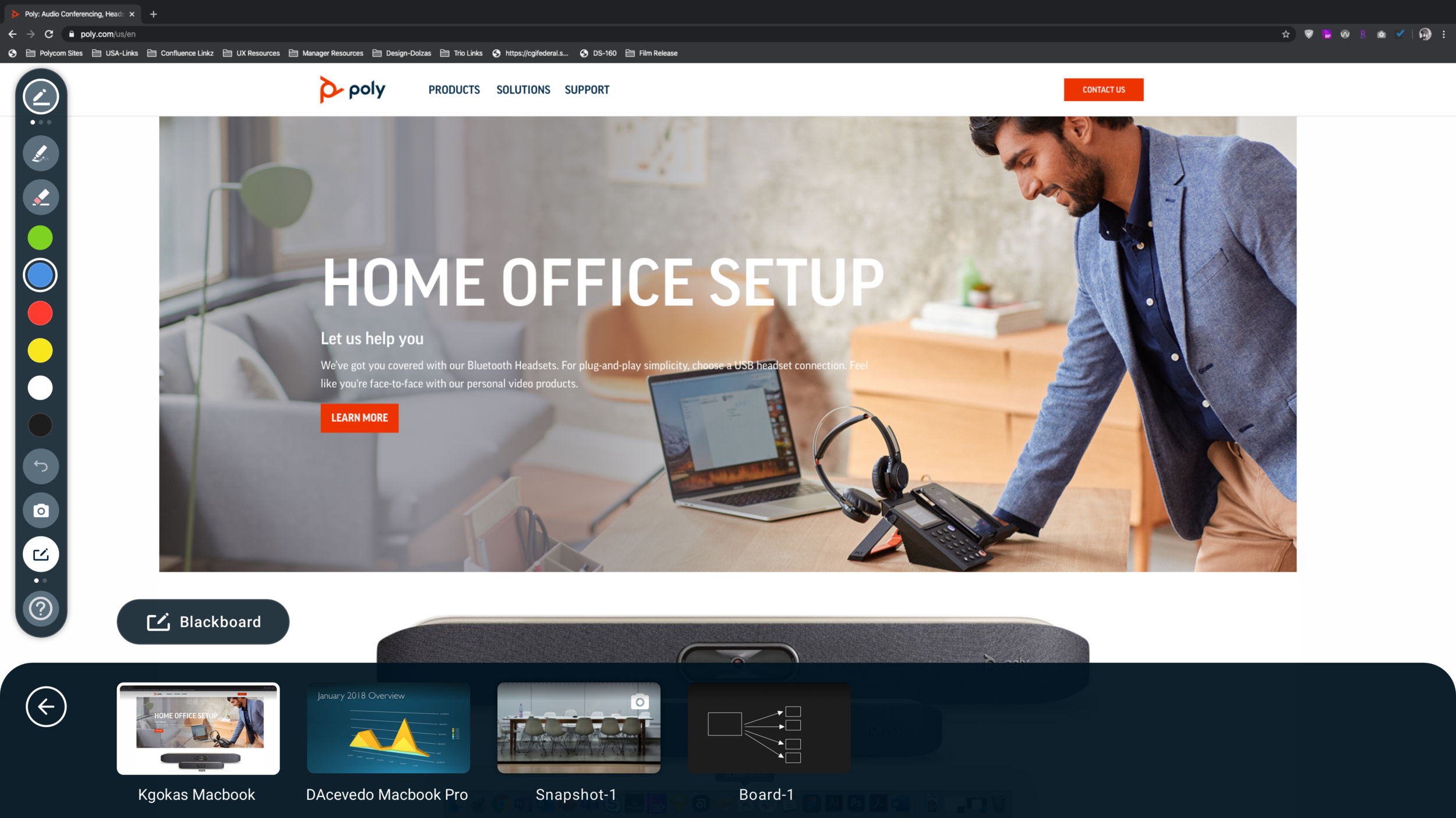Content sharing from PC or mobile
