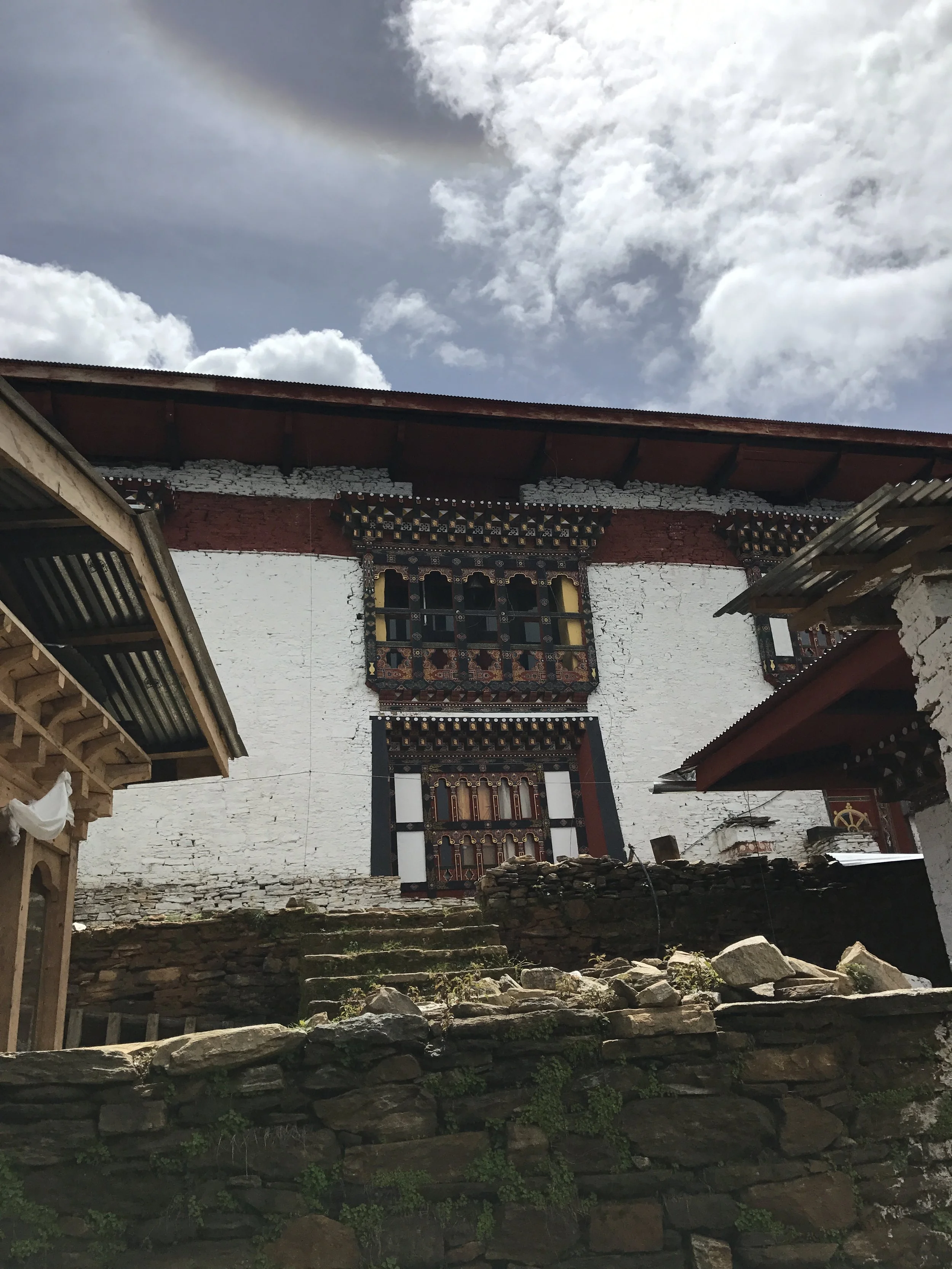  A smaller Dzong (fortress) on the way. Just impressive pieces of medival architecture. 