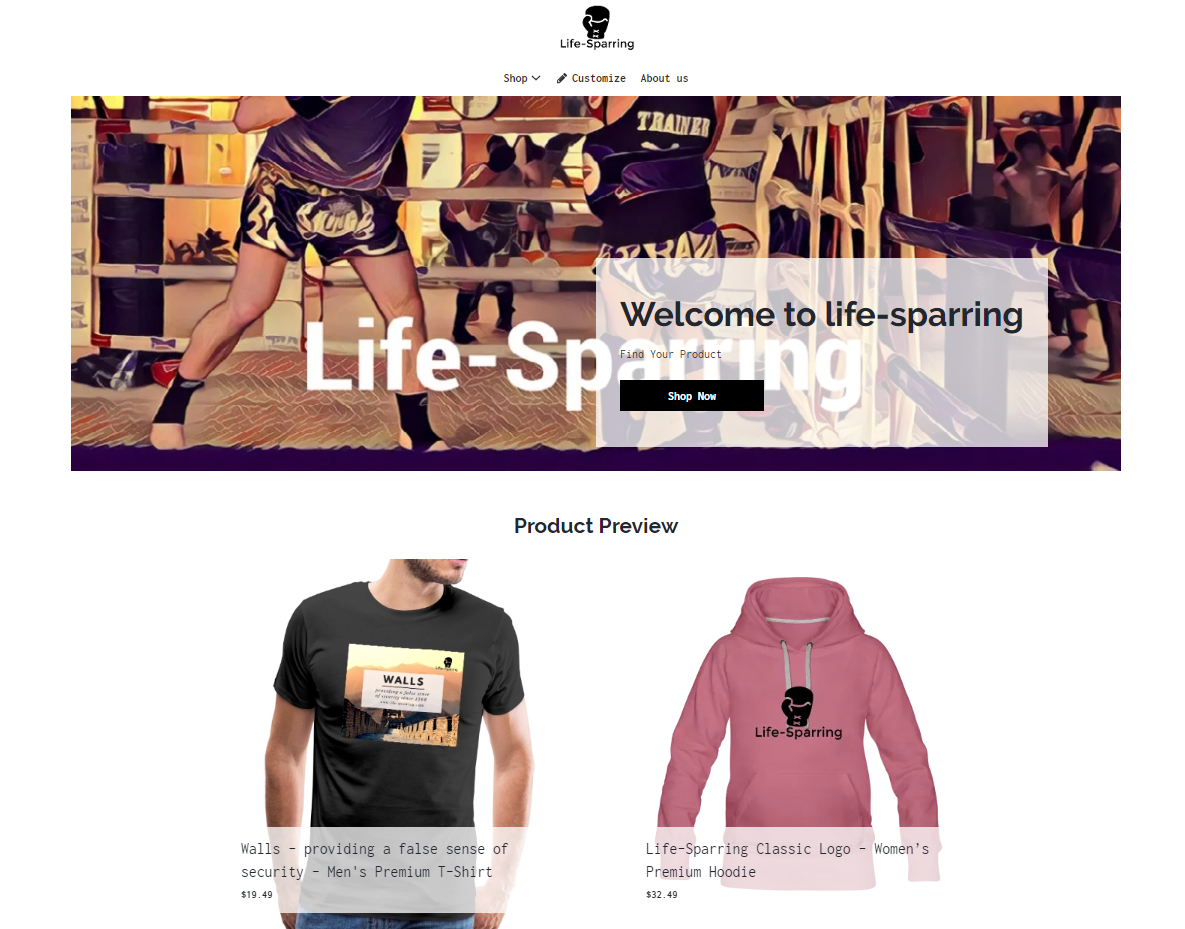 Spread the Word, Wear a (Life-Sparring) Shirt
