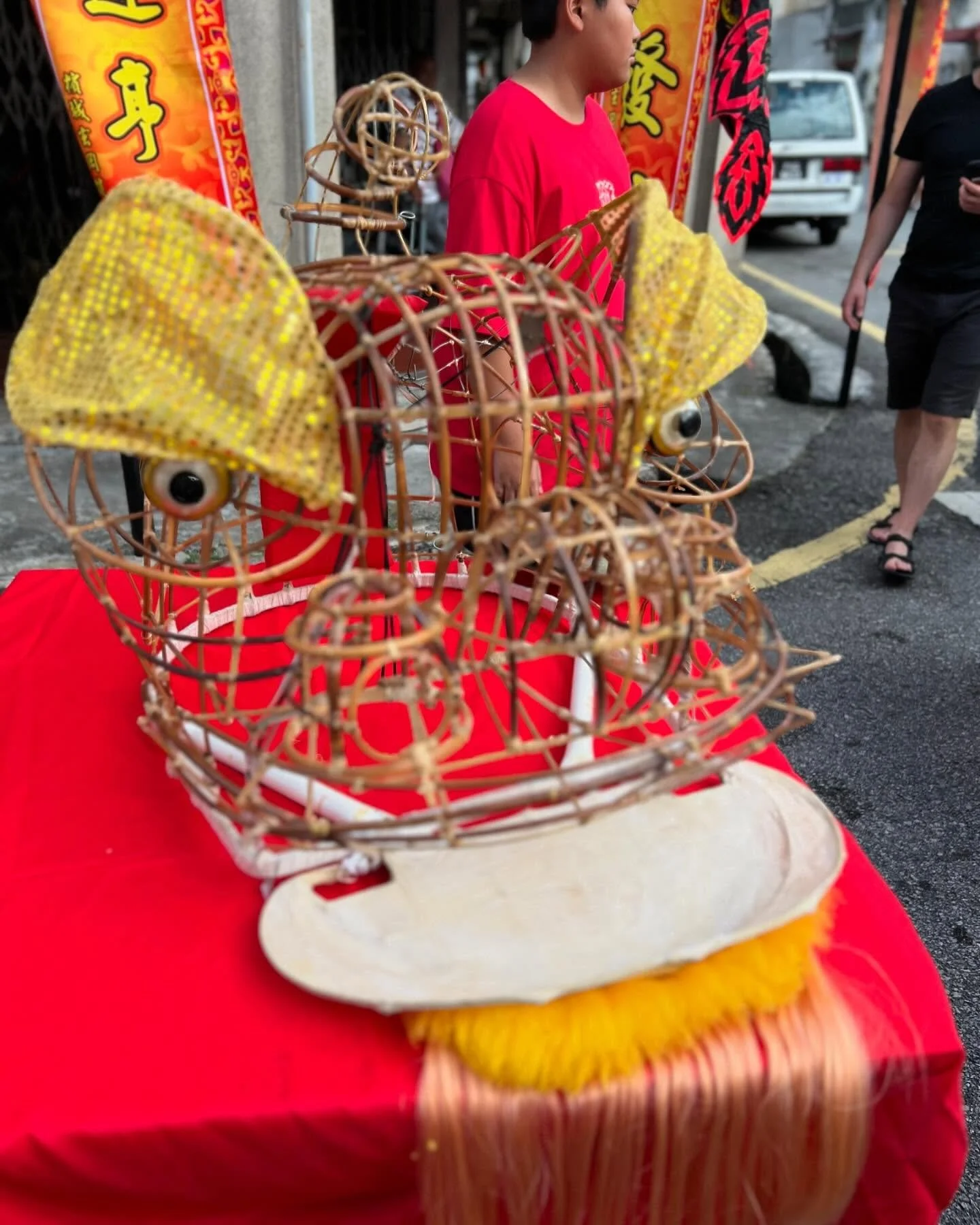 The making of a lion! 🦁 #liondance #penangheritage #penangheritageday #chinesenewyear