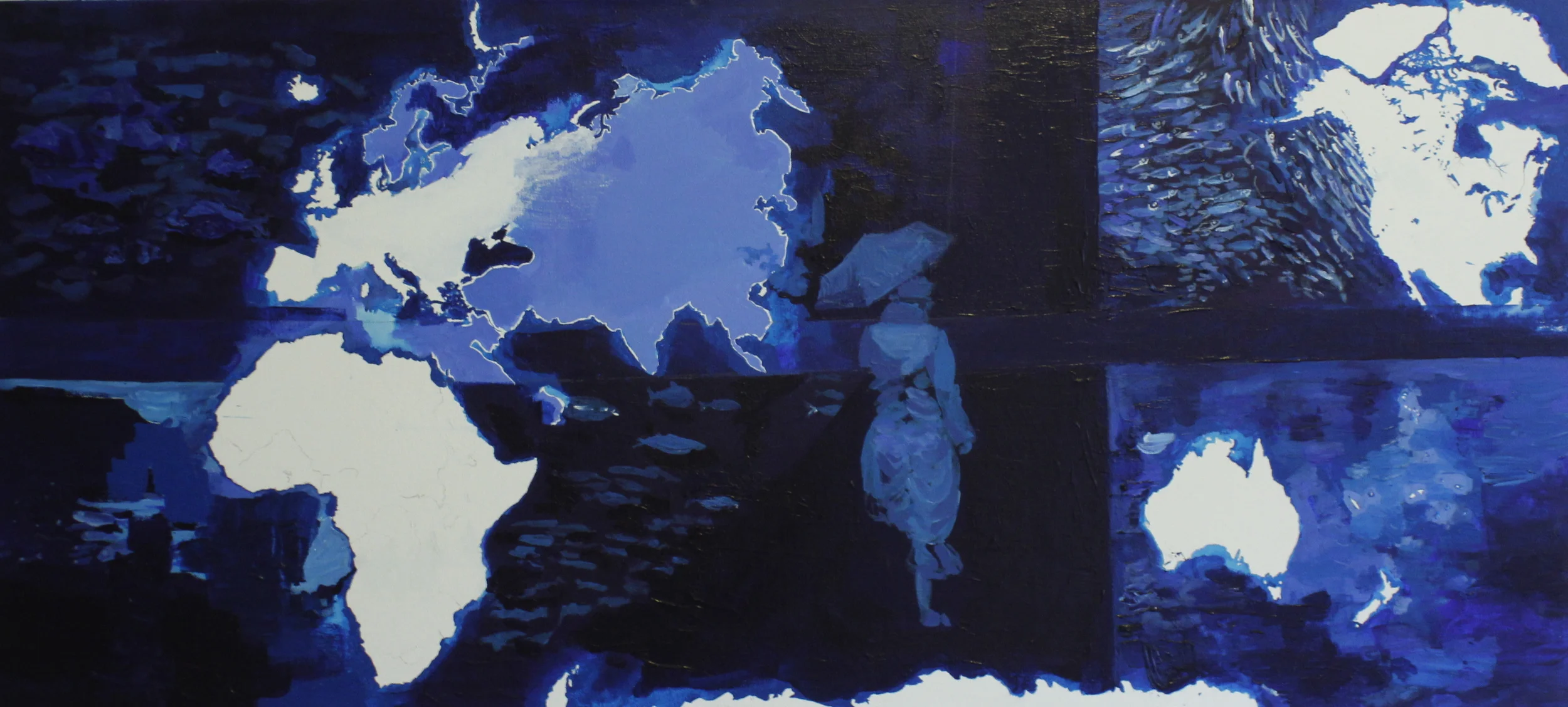 We're painting the ocean blue