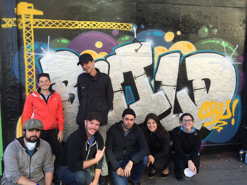 The PlanGrid design team making dope art.