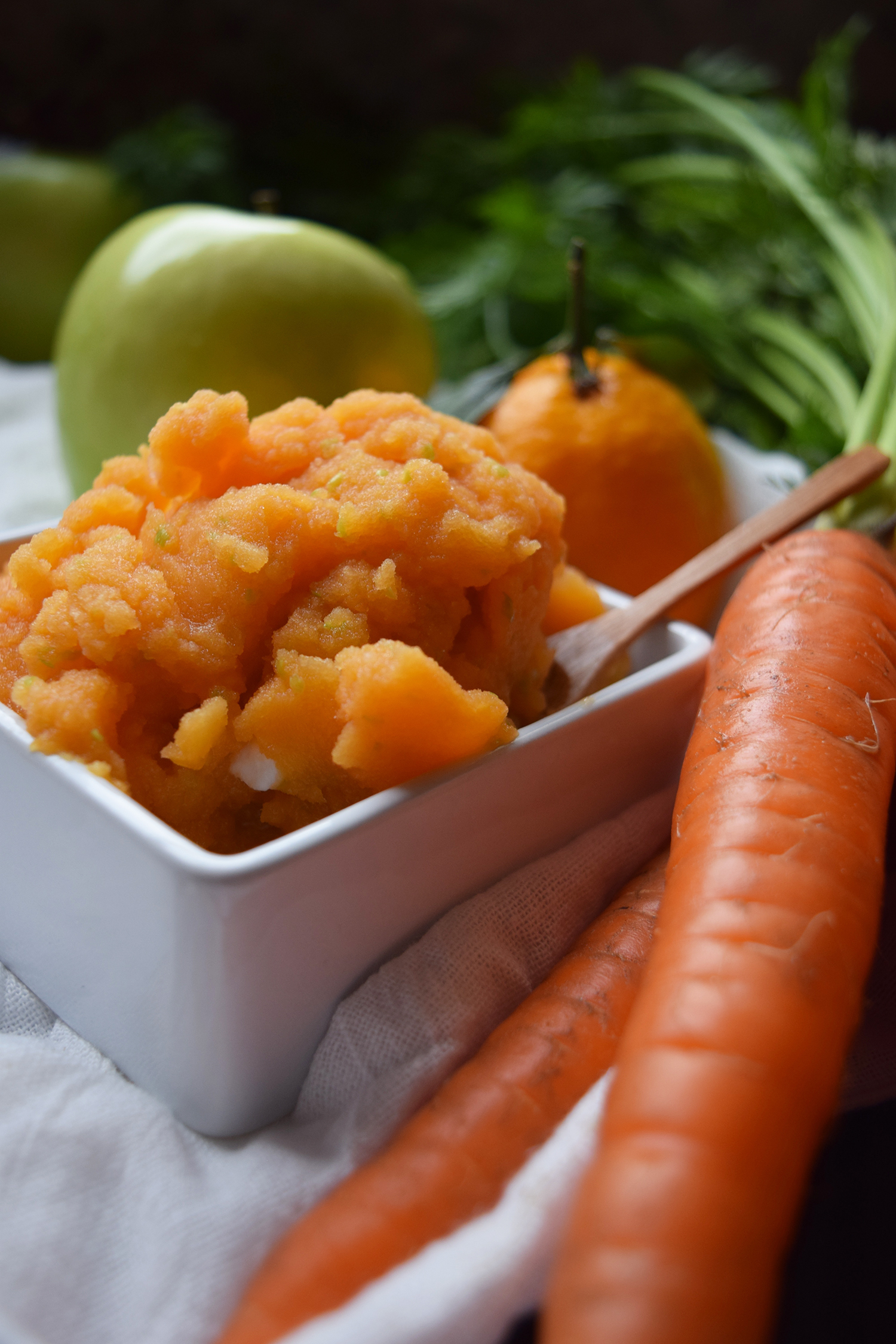 I should have washed those carrots. 
