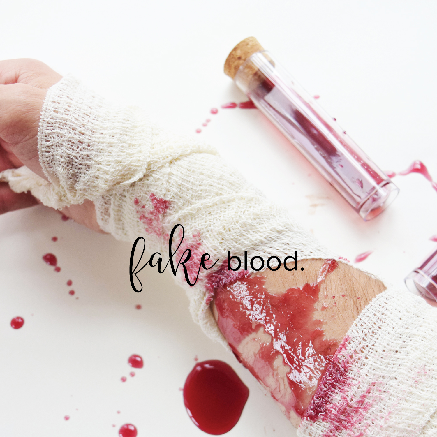 How to Make Fake Blood Look Real for Halloween