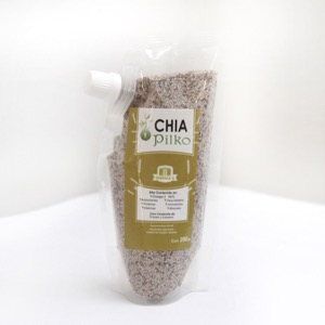 CHIA DEHYDRATED SEED - Pure fiber Food source with high concentrations of omega 3, fiber and calcium. Helps to protect the organism from cholesterol, constipation and obesity. Satisfies hunger. 