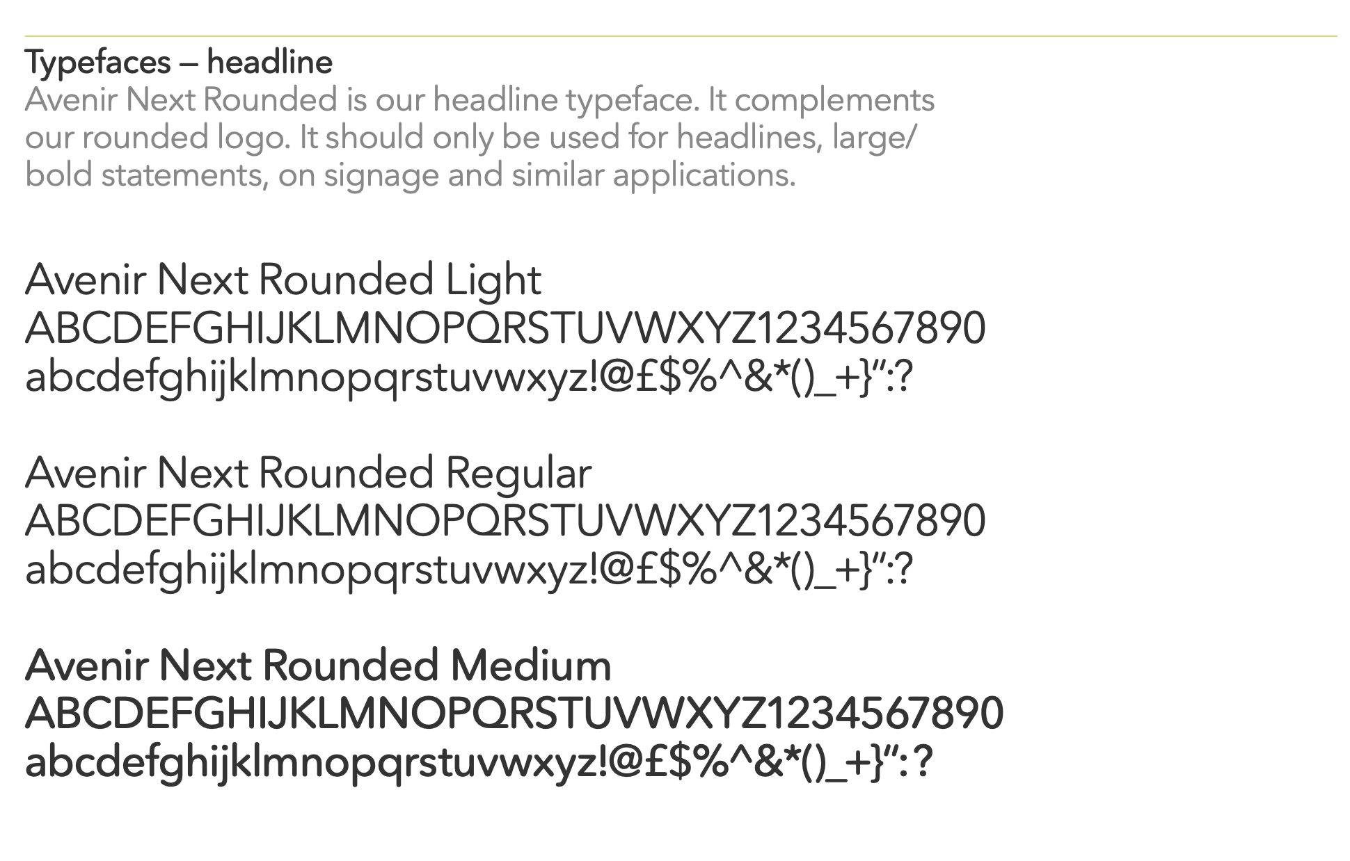   Brand system guidance  Structured identity guidance defining typography, colour and logo usage to support consistent rollout across digital and physical touchpoints. 