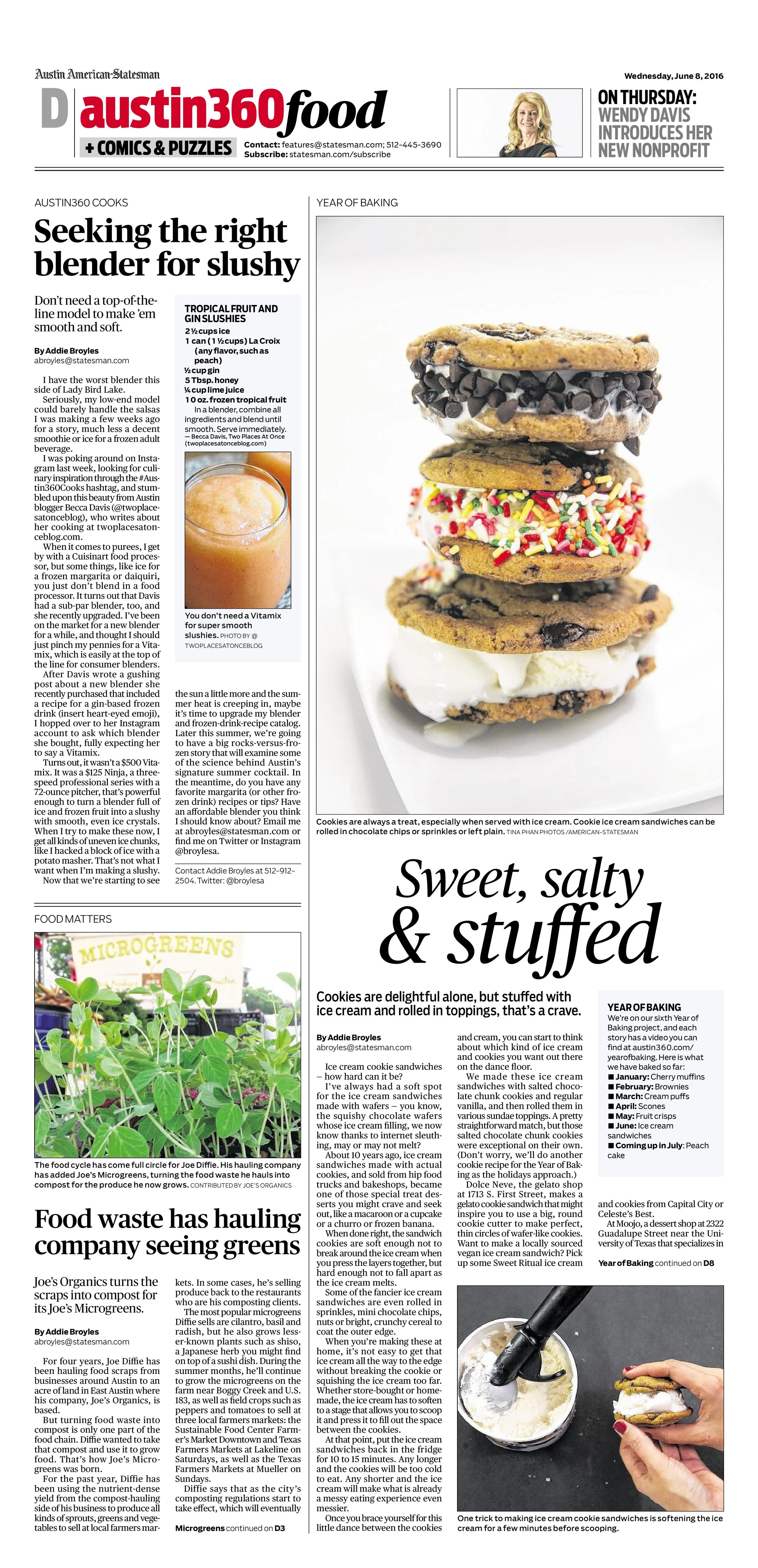 Austin360 | June 8, 2016 | Food + Life front